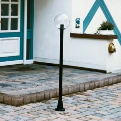 Borne Lumineuse KRISTALLKUGEL Coloris Noir -Déco Lumière Soldes 4001118 2