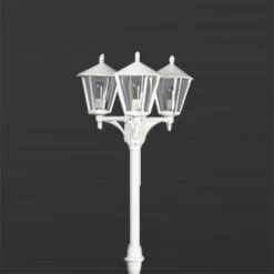 Lampadaire Rustique 680 Blanc à 3 Lampes 5 Lampadaire Rustique 680 Blanc à 3 Lampes -Déco Lumière Soldes 4001682 2