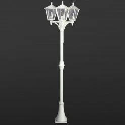 Lampadaire Rustique 680 Blanc à 3 Lampes