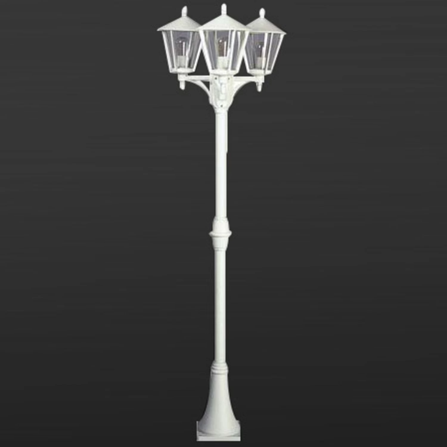 Lampadaire Rustique 680 Blanc à 3 Lampes 1 Lampadaire Rustique 680 Blanc à 3 Lampes