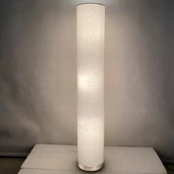 Globo Lampadaire Ava, Abat-jour Tissu Couleur Sable