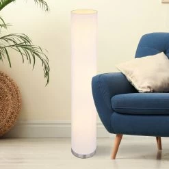 Globo Lampadaire Ava, Abat-jour Tissu Couleur Sable -Déco Lumière Soldes 4015525 3