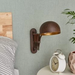 Applique Curtis à Bras En Ciseaux, Couleur Rouille -Déco Lumière Soldes 4018142 3