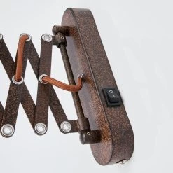 Applique Curtis à Bras En Ciseaux, Couleur Rouille -Déco Lumière Soldes 4018142 7