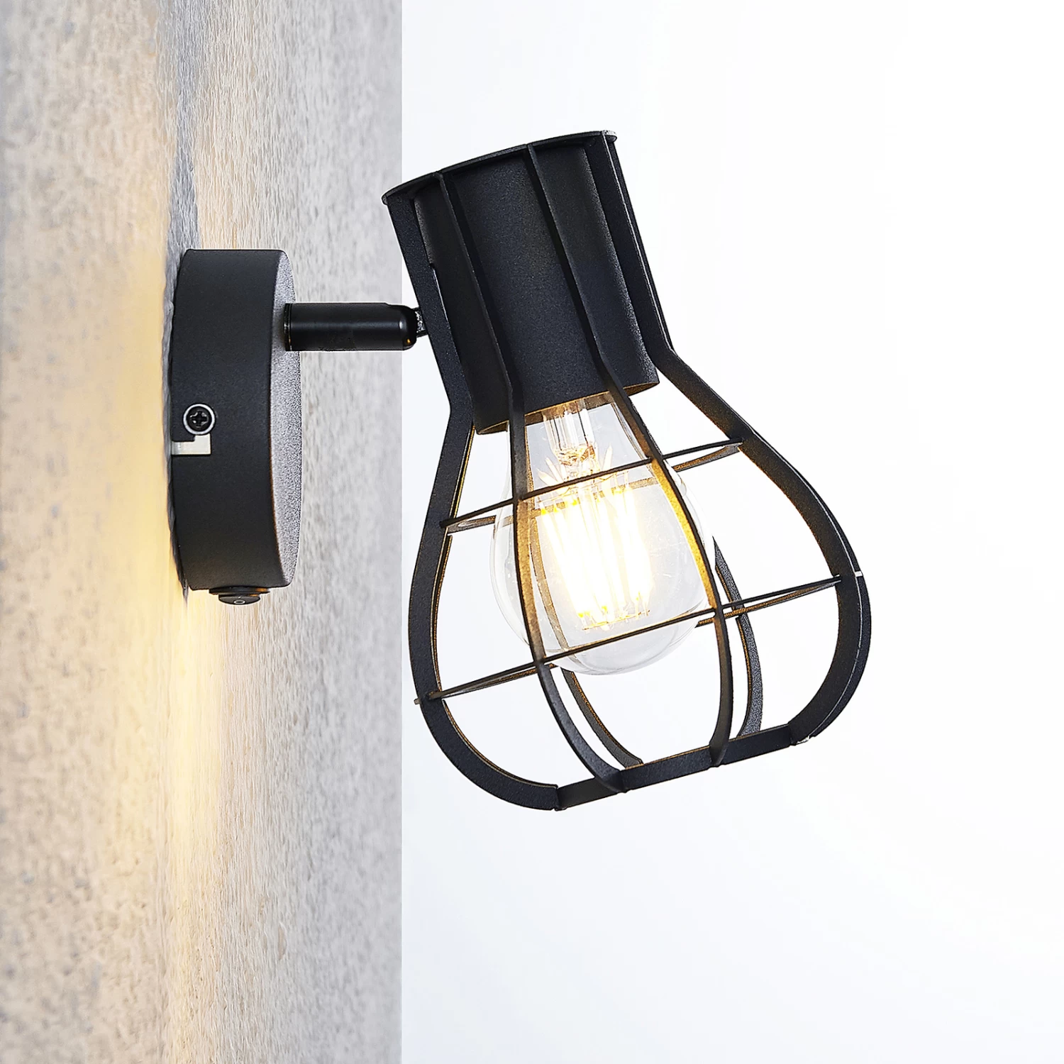 Lindby Nurja Spot Mural, Noir 3 Lindby Nurja Spot Mural, Noir – Image 3