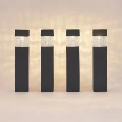 Lindby Fanney Piquet Solaire LED, Lot De 4 -Déco Lumière Soldes 4018391 2