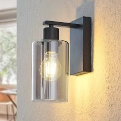 Lindby Emavi Applique Avec Verre Fumé