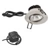 EVN PC65 Luminaire Extérieur Rond, 3000K Inox