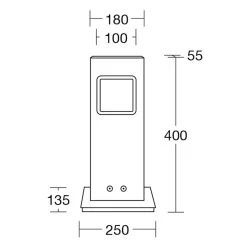 HerzBlut Pan Lampe à Poser LED, Chêne Huilé, Dim -Déco Lumière Soldes 4543217 6