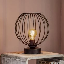 Lampe à Poser Cumera Abat-jour Cage, Ø 24 Cm