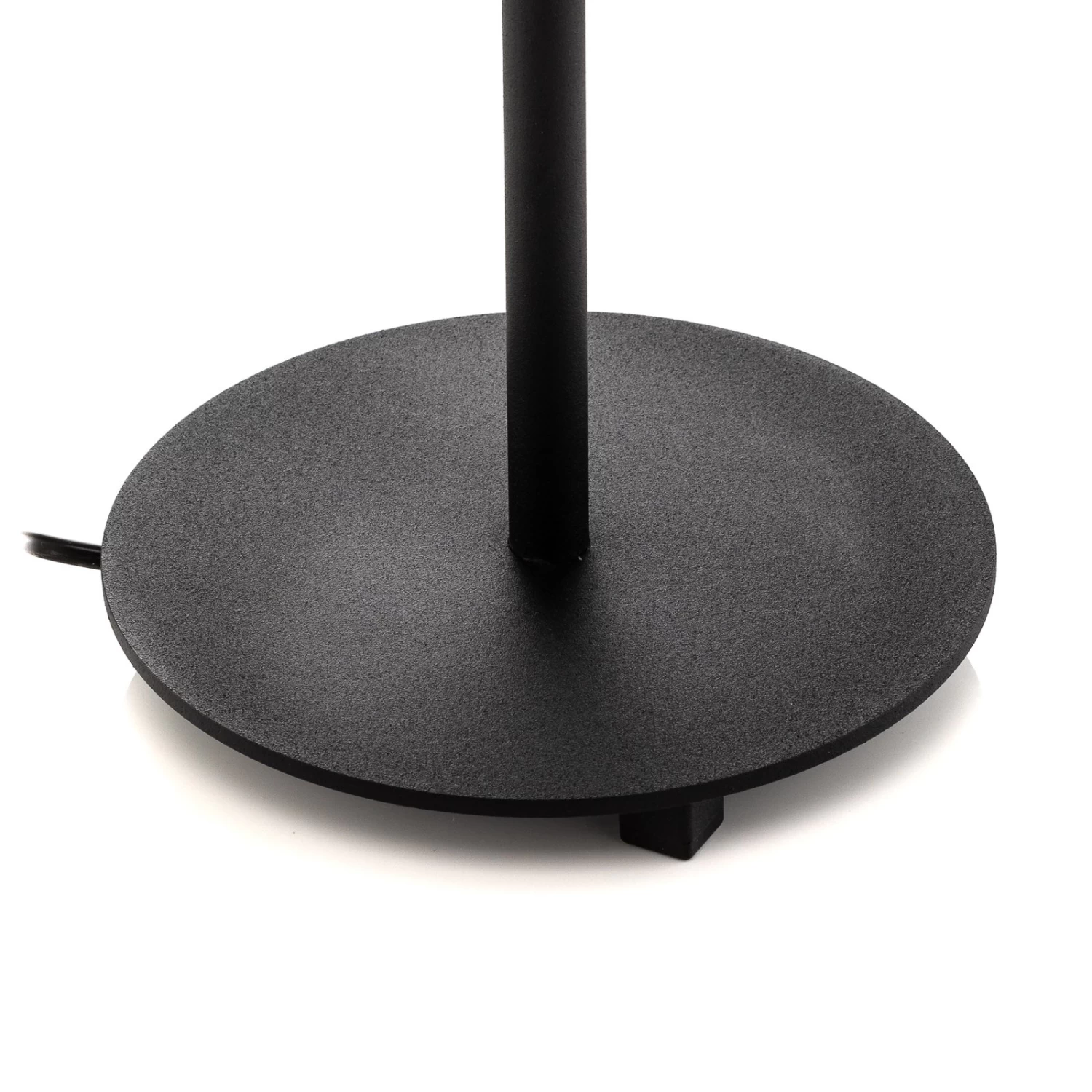 Lampe à Poser Helen Abat-jour Tissu Gris-noir-doré 7 Lampe à Poser Helen Abat-jour Tissu Gris-noir-doré – Image 7