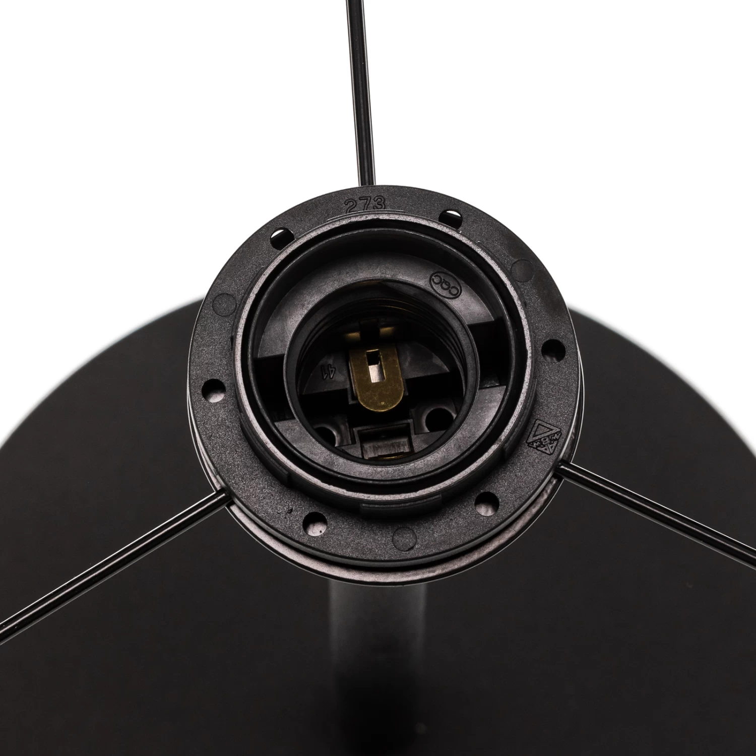 Lampe à Poser Helen Abat-jour Tissu Gris-noir-doré 8 Lampe à Poser Helen Abat-jour Tissu Gris-noir-doré – Image 8