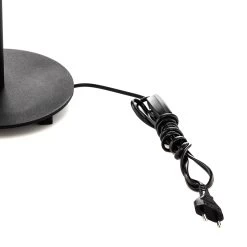 Lampe à Poser Helen Abat-jour Tissu Gris-noir-doré 17 Lampe à Poser Helen Abat-jour Tissu Gris-noir-doré -Déco Lumière Soldes 4549279 8