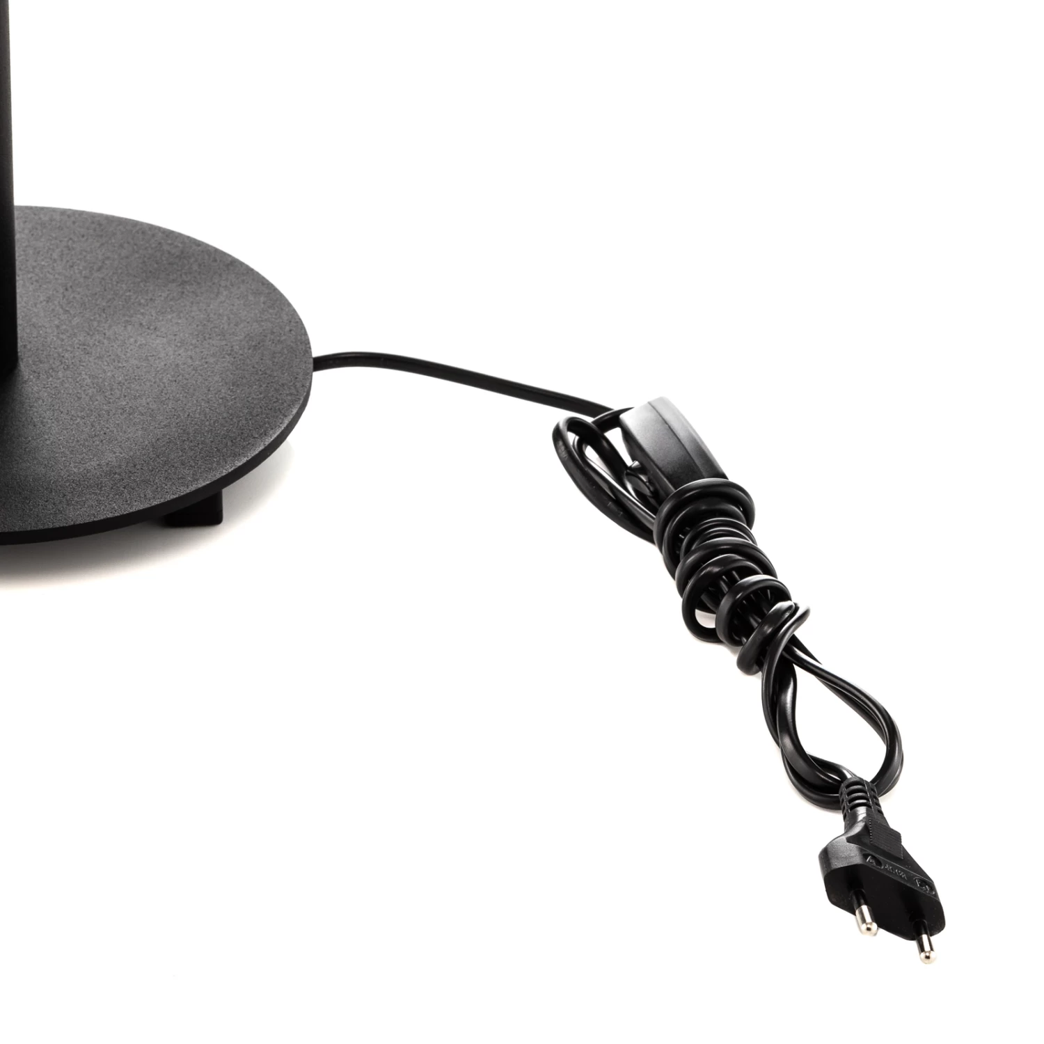 Lampe à Poser Helen Abat-jour Tissu Gris-noir-doré 9 Lampe à Poser Helen Abat-jour Tissu Gris-noir-doré – Image 9