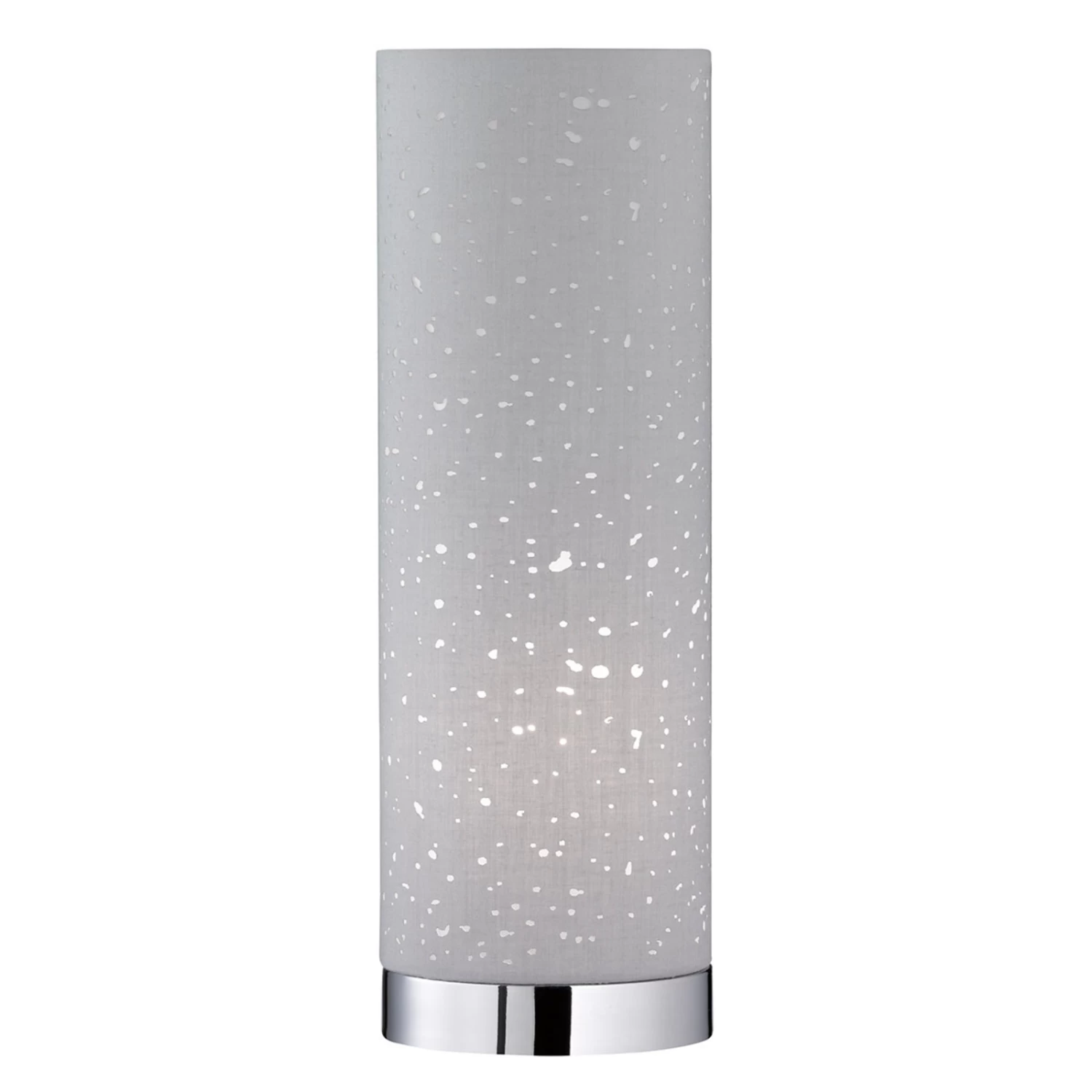 Lampe à Poser Thor, Hauteur 35 cm, Grise/chromée 2 Lampe à Poser Thor, Hauteur 35 cm, Grise/chromée – Image 2