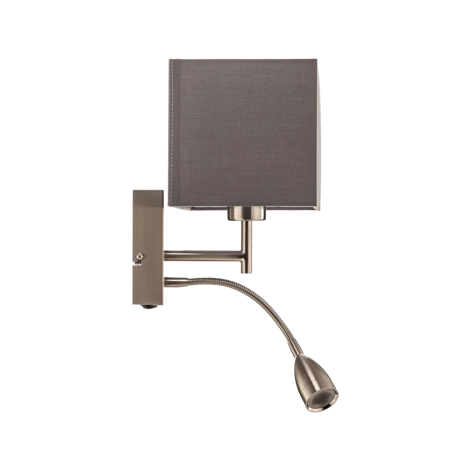 Applique Dream à Liseuse LED, Gris/nickel 4 Applique Dream à Liseuse LED, Gris/nickel – Image 4