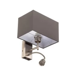 Applique Dream à Liseuse LED, Gris/nickel 13 Applique Dream à Liseuse LED, Gris/nickel -Déco Lumière Soldes 4581977 4