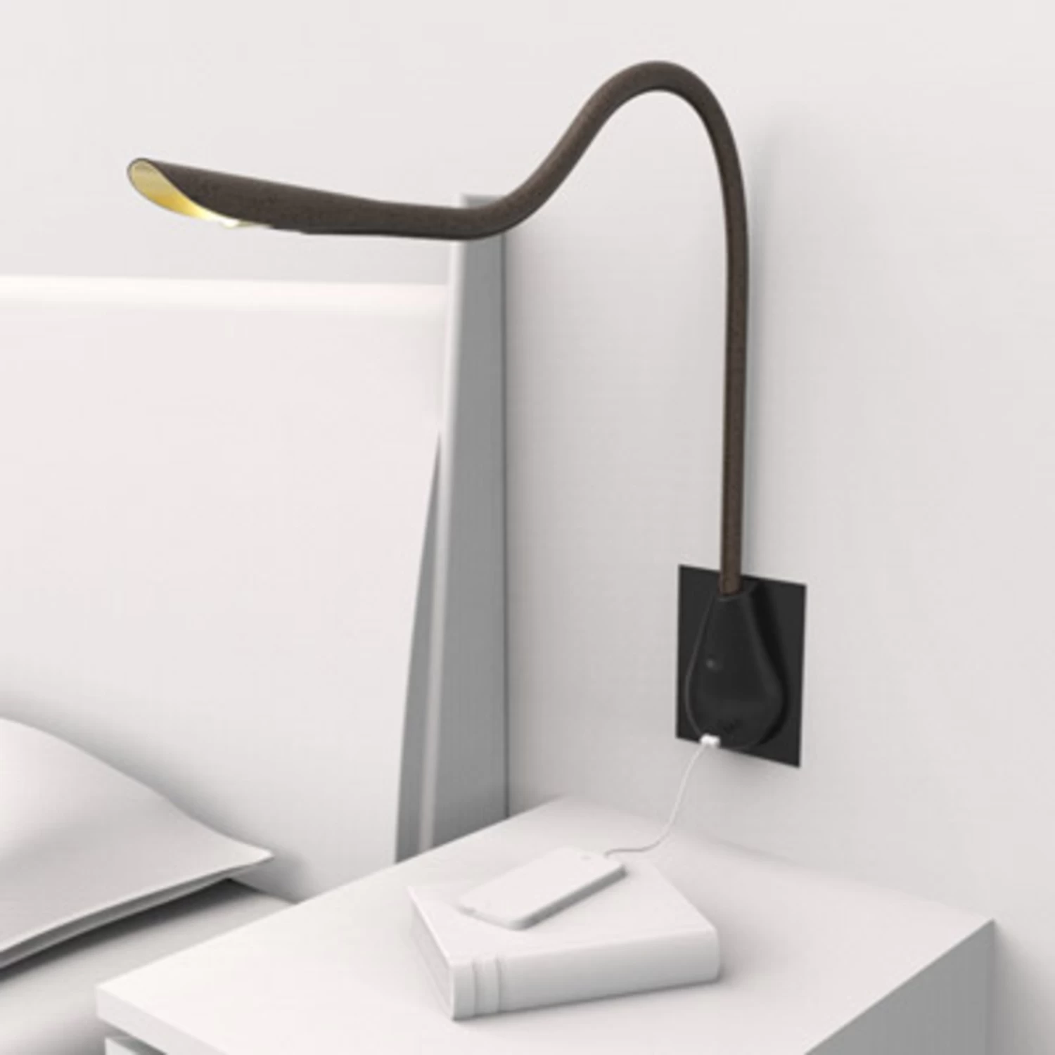 Innermost Cobra - Applique LED Marron En Cuir 3 Innermost Cobra - Applique LED Marron En Cuir – Image 3