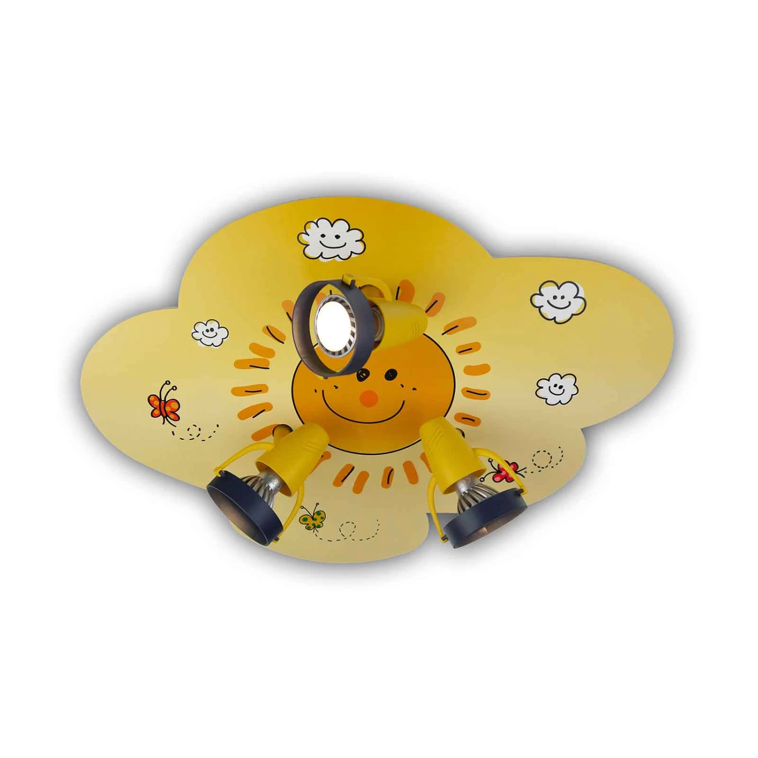 Adorable Plafonnier Avec Spots Sunny, Forme Nuage 2 Adorable Plafonnier Avec Spots Sunny, Forme Nuage – Image 2