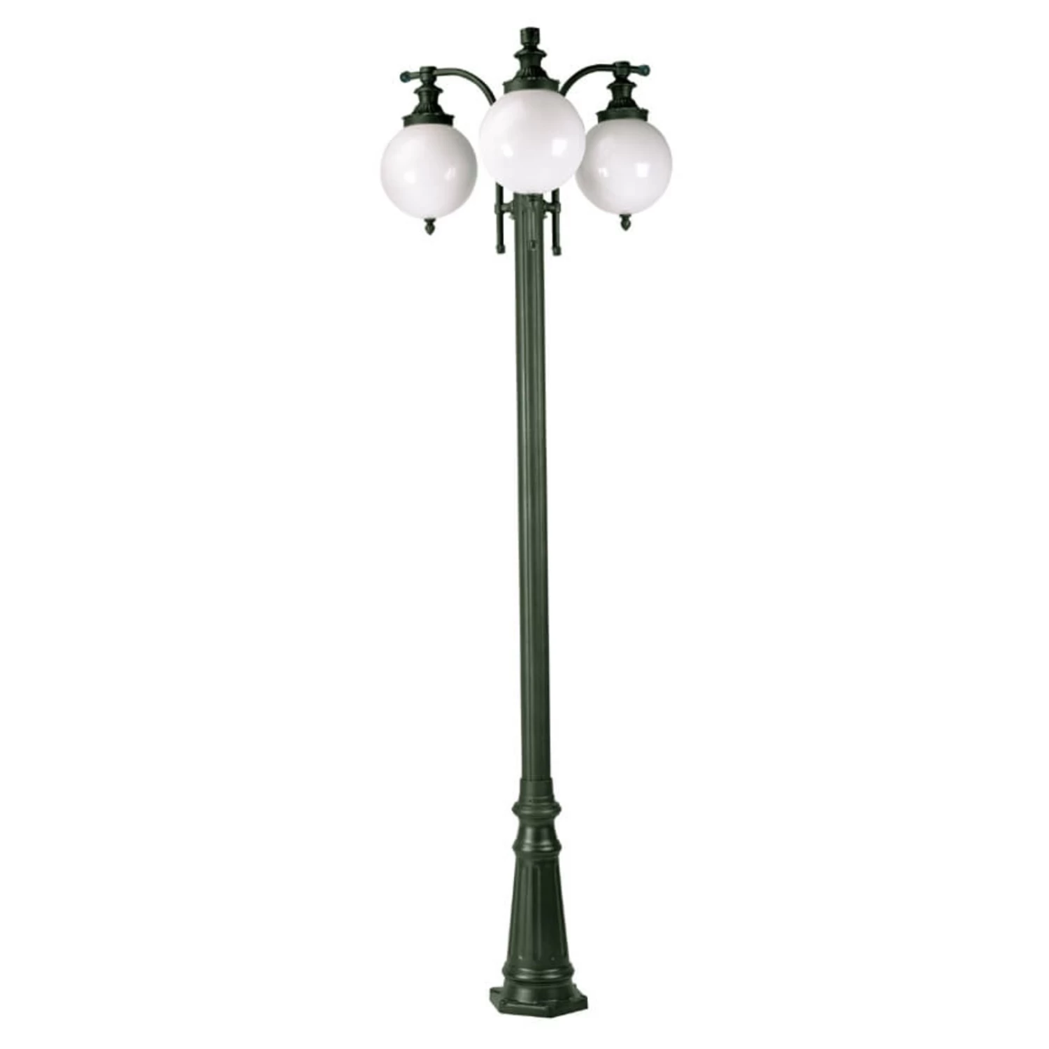 Lampadaire Madeira à 3 Lampes Vert Foncé 1 Lampadaire Madeira à 3 Lampes Vert Foncé