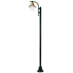 Lampadaire Toscane à 1 Lampe 240 cm Vert