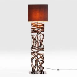 KARE Nature Wave Lampadaire Avec Bois -Déco Lumière Soldes 5517776 2