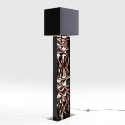 KARE Nature Wave Lampadaire Avec Bois -Déco Lumière Soldes 5517776 4