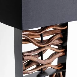 KARE Nature Wave Lampadaire Avec Bois -Déco Lumière Soldes 5517776 5