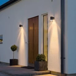 Konstsmide Applique D’extérieur Modena 1 Lampe 2 Fentes Noire -Déco Lumière Soldes 5522617 2