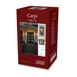 Konstsmide Applique D’extérieur Carpi Noire Largeur 12,5 cm -Déco Lumière Soldes 5522707 5