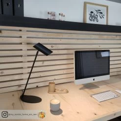 Lampe De Bureau Originale Hester, Noire 8 Lampe De Bureau Originale Hester, Noire -Déco Lumière Soldes 6055375 3