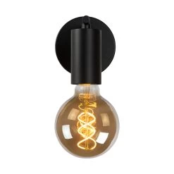 Applique Murale Leanne, Noire -Déco Lumière Soldes 6055797 2