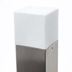 Borne Lumineuse Inox Linus Avec Verre Opale 11 Borne Lumineuse Inox Linus Avec Verre Opale -Déco Lumière Soldes 6068007 4