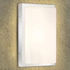 Applique D’extérieur Julea En Inox Avec LED