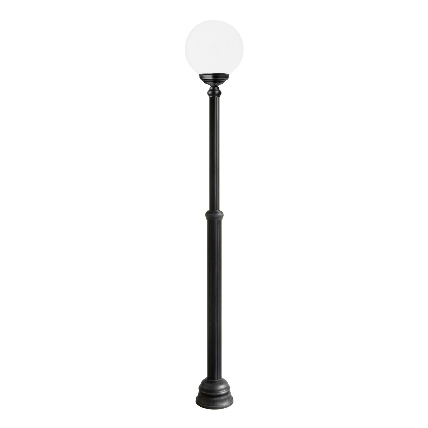 Lampadaire D’extérieur 1143, à 1 Lampe, Noir/blanc 1 Lampadaire D’extérieur 1143, à 1 Lampe, Noir/blanc