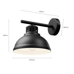 Applique LED Sven, à 1 Lampe, Noire 15 Applique LED Sven, à 1 Lampe, Noire -Déco Lumière Soldes 6111118 6