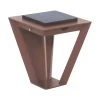 Applique Solaire LED Metro Avec Capteur, Corten