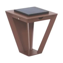 Applique Solaire LED Metro Avec Capteur, Corten