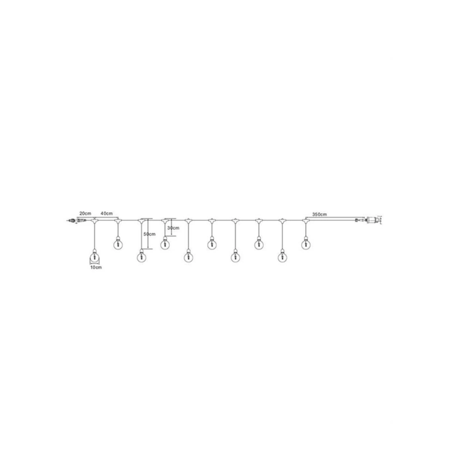 Markslöjd Garden 24 Guirlande LED Deco Set Démarrage Transfo 3 Markslöjd Garden 24 Guirlande LED Deco Set Démarrage Transfo – Image 3