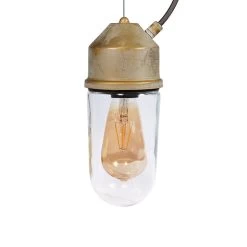 Suspension 1951N Laiton Ancien, Verre Droit Transp