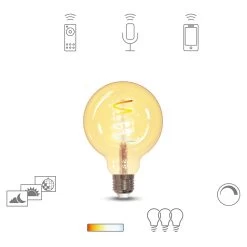 Müller Licht Tint Globe LED G95 E27 5,5 W Doré