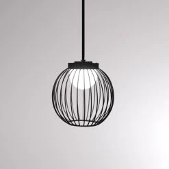 Boho Suspension LED IP65 Avec Abat-jour Cage