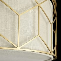 Maytoni Messina Plafonnier Abat-jour En Lin Beige -Déco Lumière Soldes 6727513 7