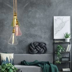 Ampoule LED Dilly E27 4 W 2 200 K Dimmable, Rouge -Déco Lumière Soldes 7001183 3