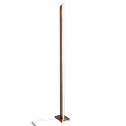 Lampadaire LED Madera Aspect Bois, Dimmable