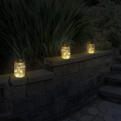 Lampe à Poser Solaire LED Outdoor, Lot De 3 -Déco Lumière Soldes 7001240 6