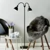 Nordlux Lampadaire Ray En Métal Noir à 2 Lampes