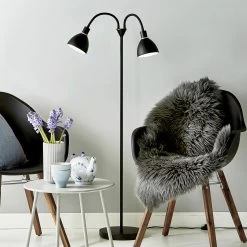 Nordlux Lampadaire Ray En Métal Noir à 2 Lampes
