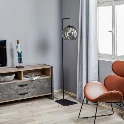 Lampadaire Monaco Avec Abat-jour Sphère De Verre 11 Lampadaire Monaco Avec Abat-jour Sphère De Verre -Déco Lumière Soldes 7022072 2