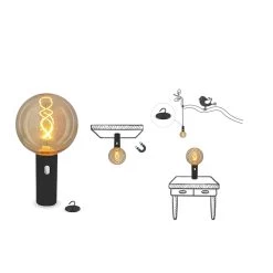 Newgarden Edy A100 Suspension D’ext. LED Batterie -Déco Lumière Soldes 7025185 3